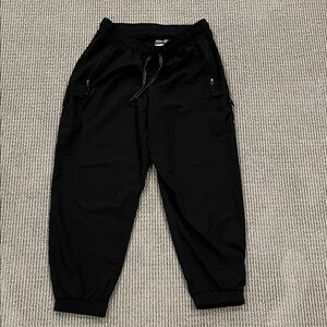 Avalanche Black Women's Track Joggers with Zip Pockets